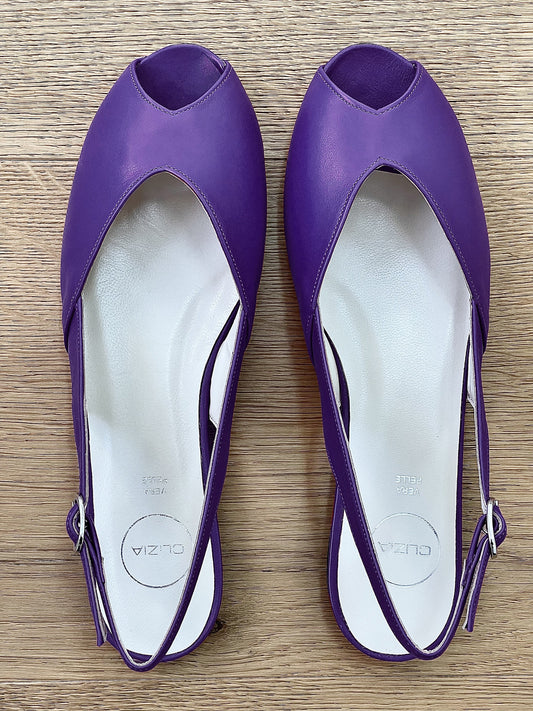 CECIL PURPLE LEATHER
