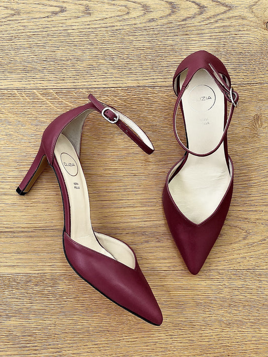 ADA BURGUNDY LEATHER