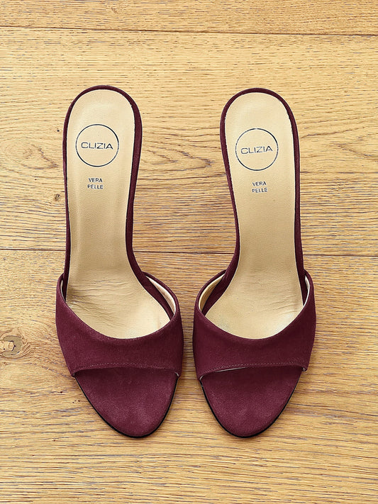 INEX BURGUNDY SUEDE