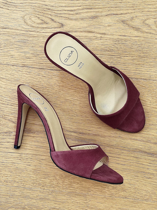 INEX BURGUNDY SUEDE