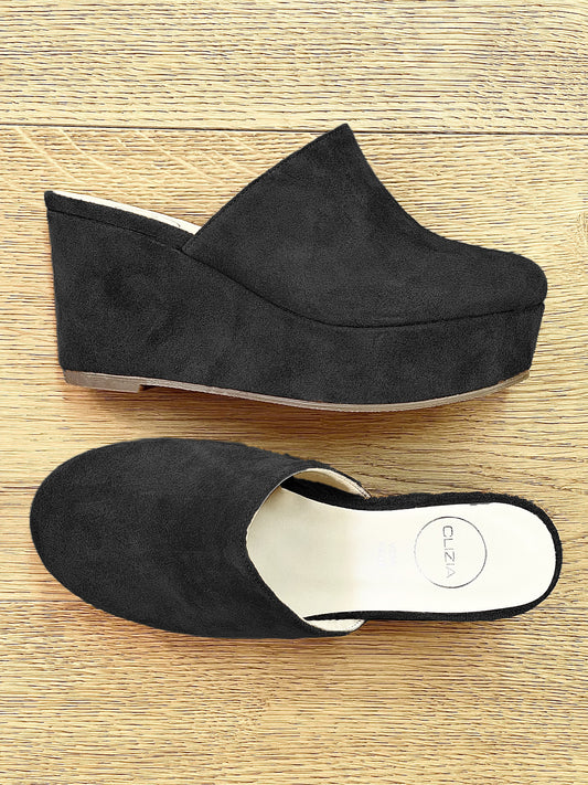 RAISSA BLACK SUEDE
