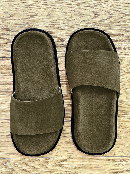 KATRIN KHAKI SUEDE