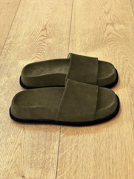 KATRIN KHAKI SUEDE