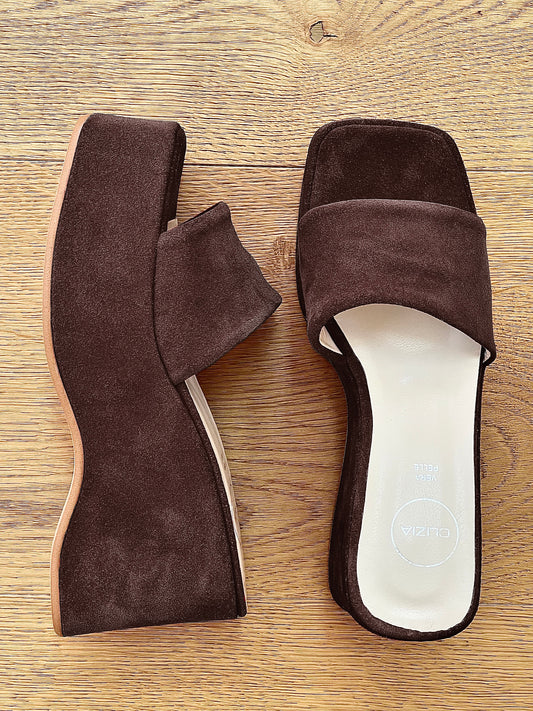 CONNIE BROWN SUEDE