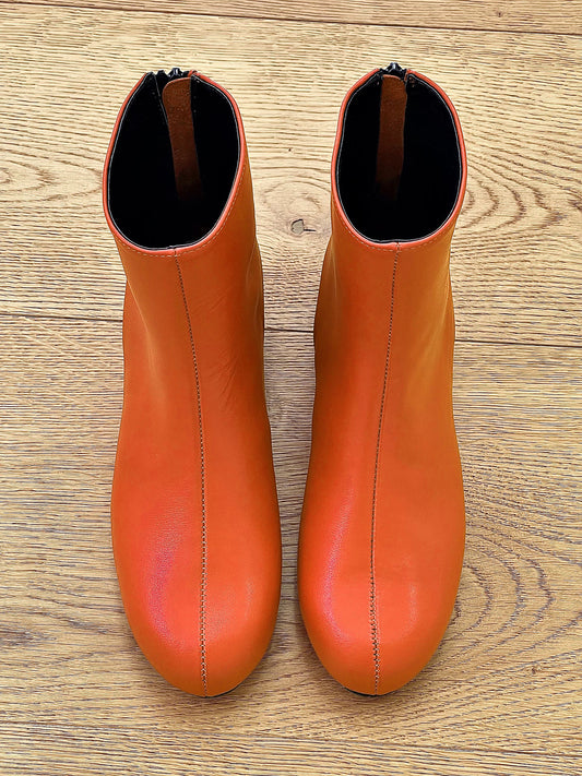 ORANGE SURIA LEATHER