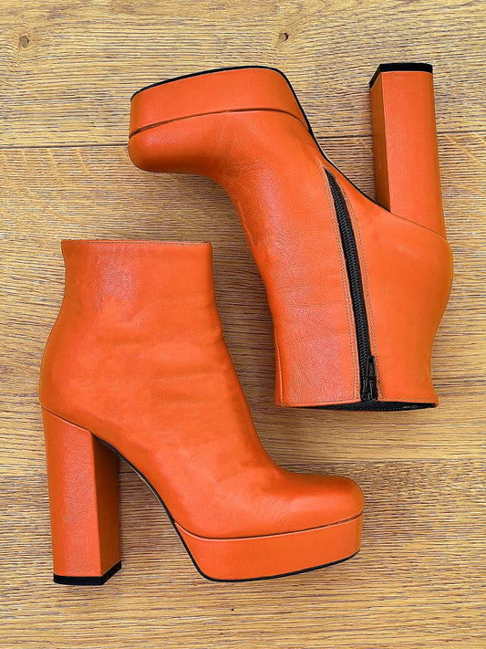 DETROIT LEATHER ORANGE