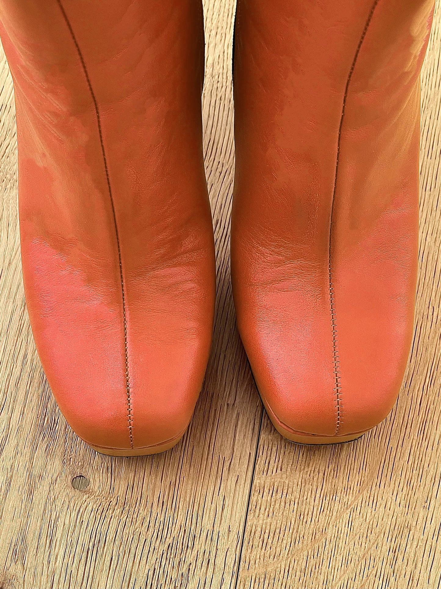 DETROIT LEATHER ORANGE