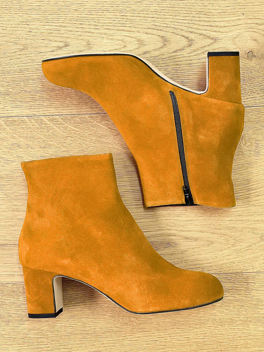 LUCAS OCHRE SUEDE