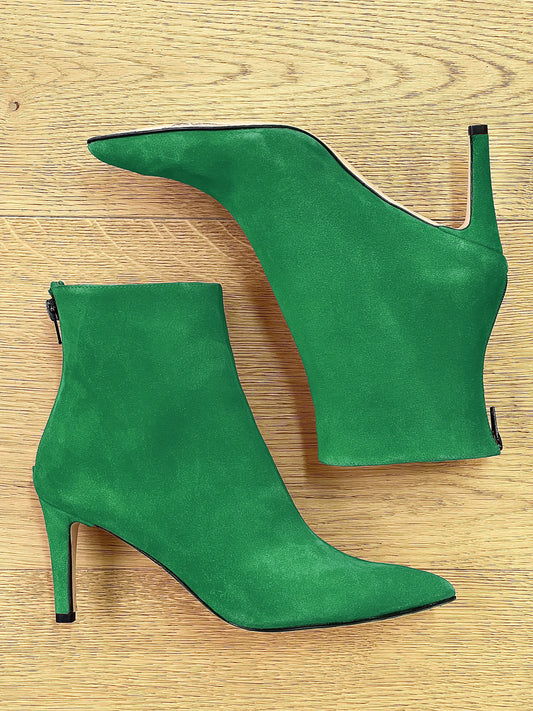 IRIS GREEN SUEDE