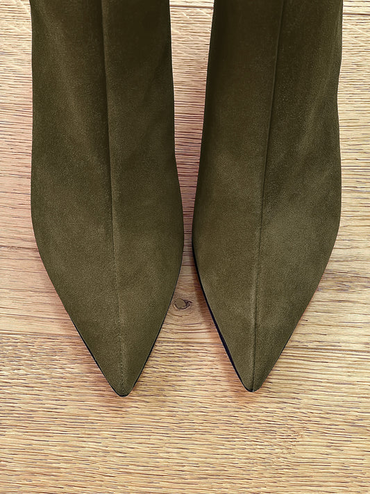IRIS KHAKI SUEDE