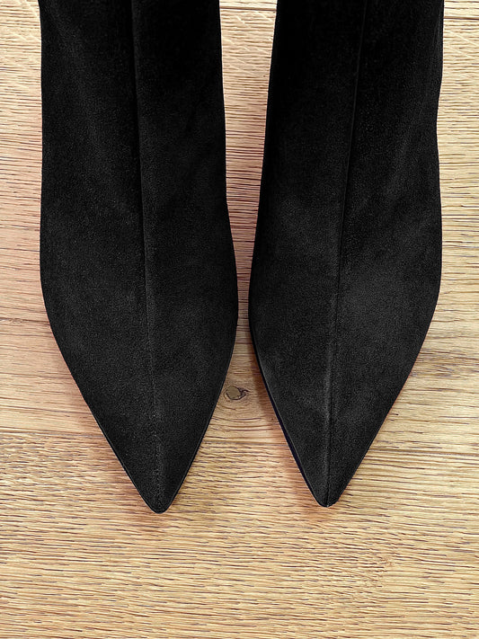 IRIS BLACK SUEDE