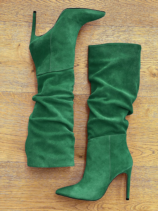 GREEN SUEDE ARZU