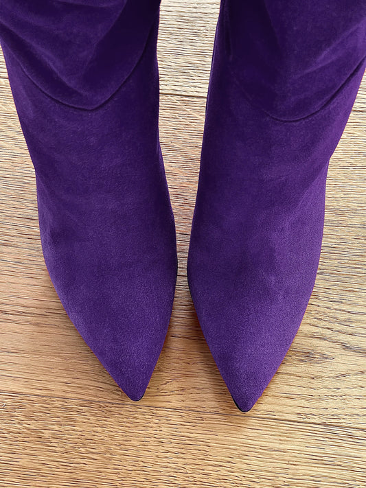 PURPLE SUEDE ARZU