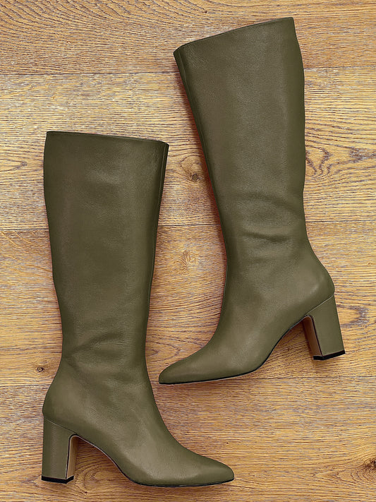 MARK KHAKI LEATHER