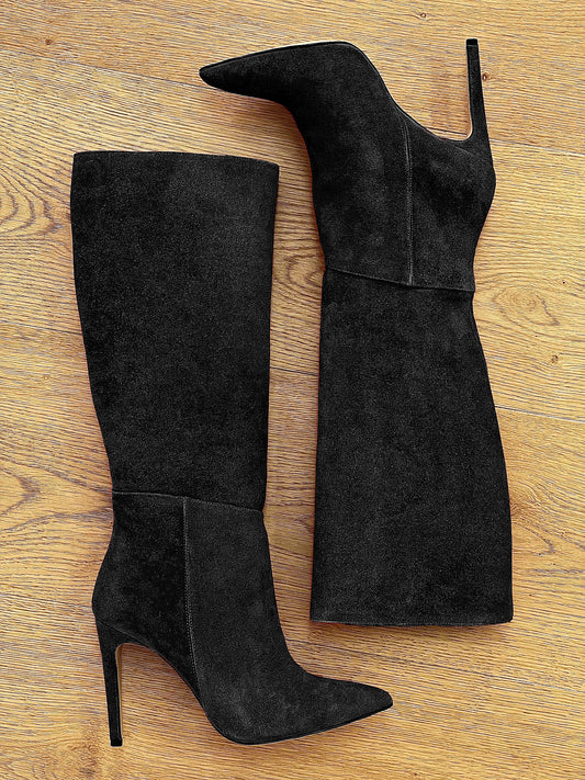 MAYA BLACK SUEDE