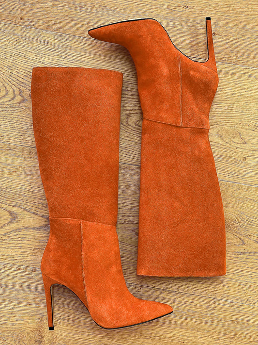 MAYA ORANGE SUEDE