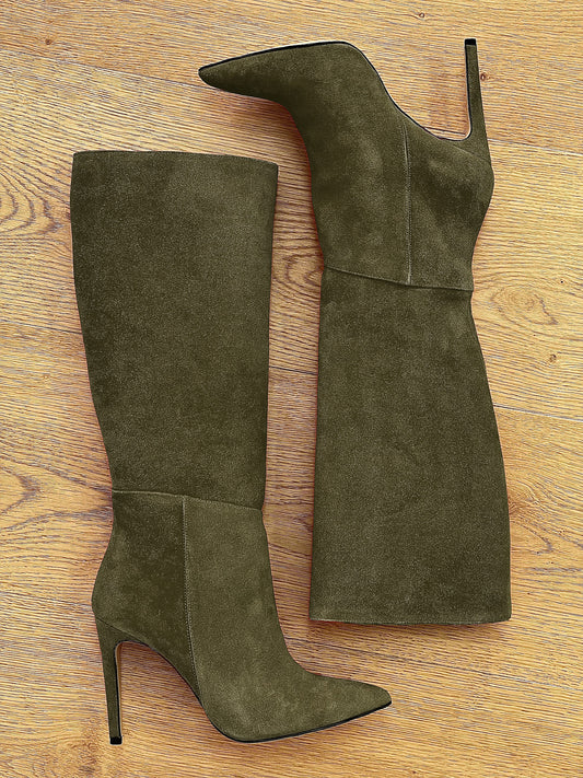 MAYA KHAKI SUEDE