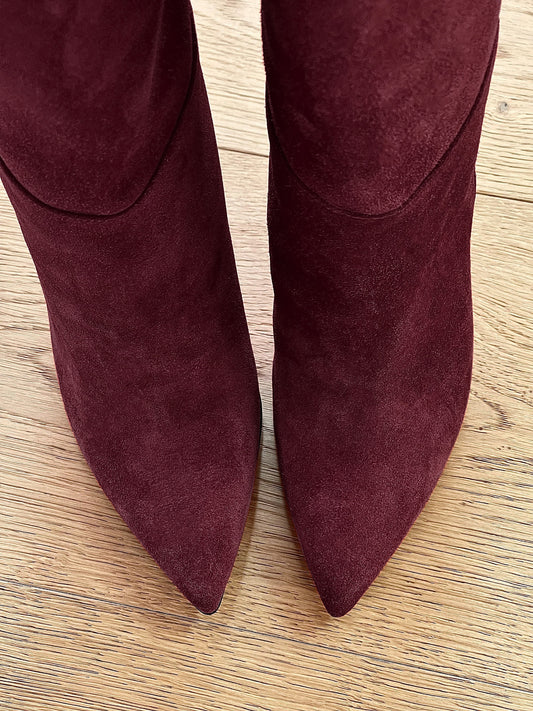 MAYA BURGUNDY SUEDE
