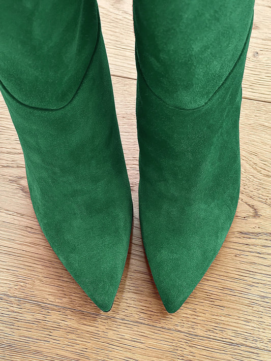 MAYA GREEN SUEDE