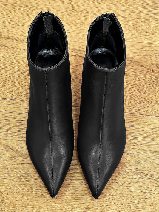 GHITA LEATHER BLACK