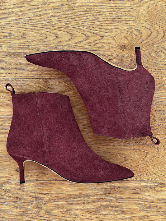 LIOR BURGUNDY SUEDE