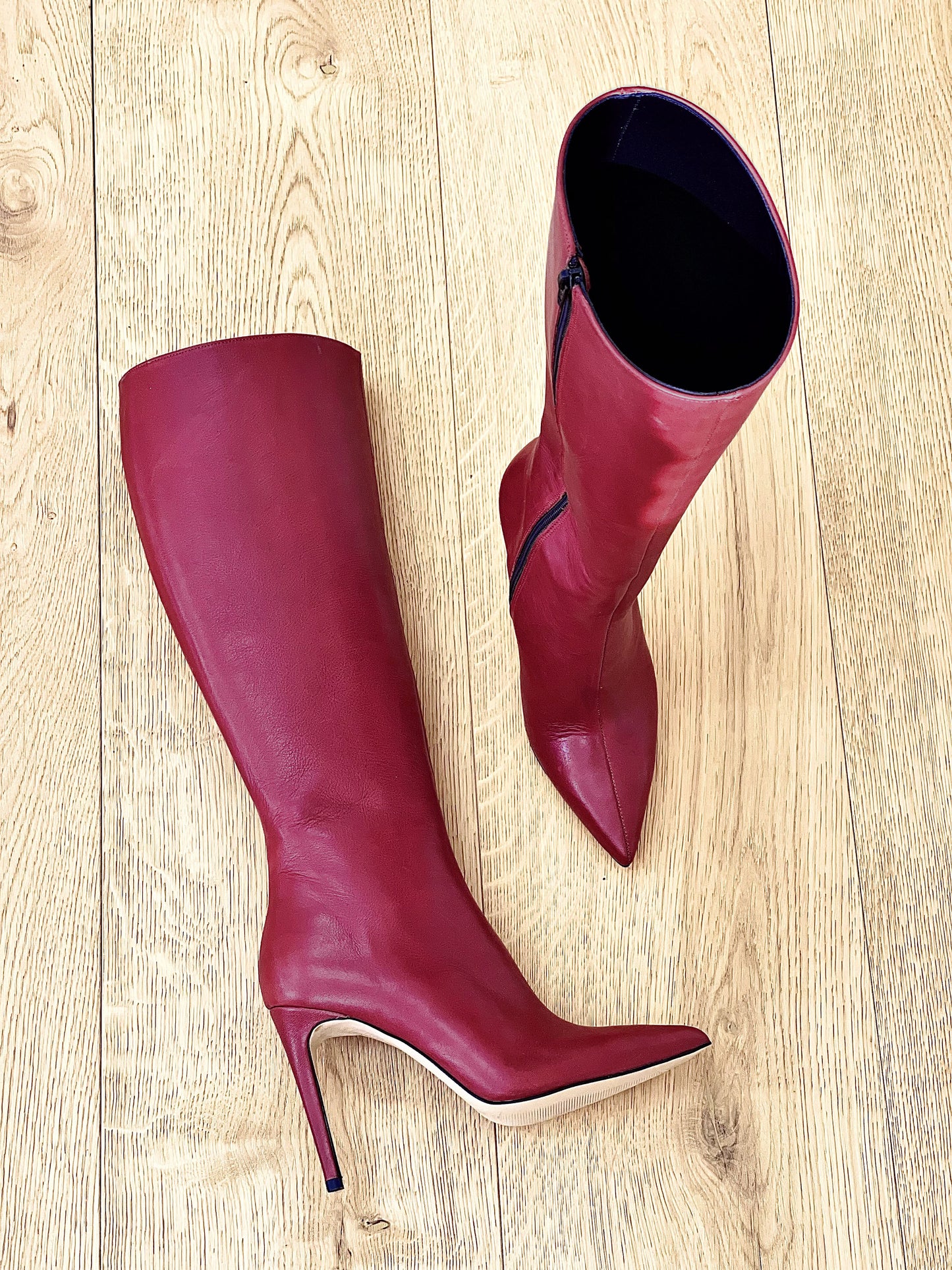 BURGUNDY LEATHER KELLY