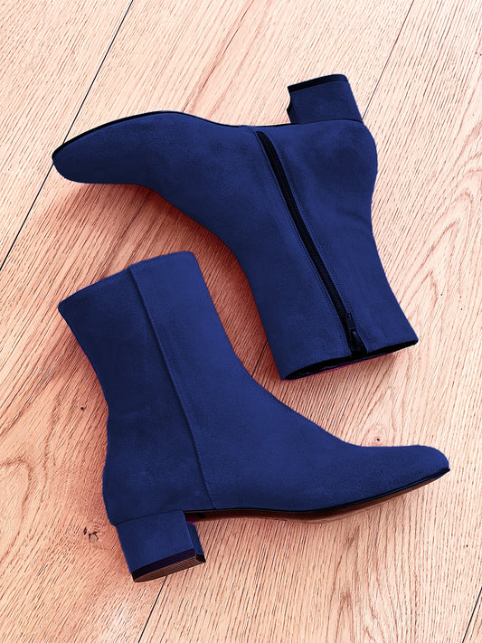 MAXIM BLUE SUEDE