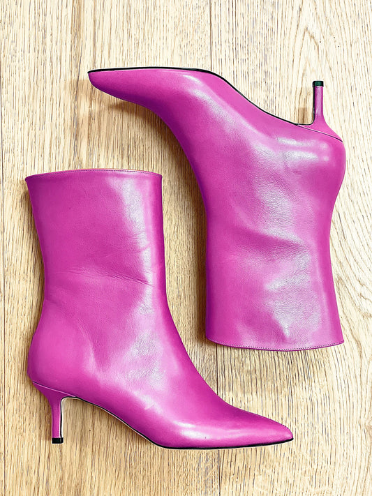 MERLIN LEATHER FUCHSIA