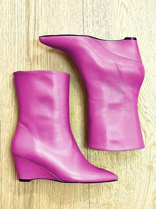 FUCHSIA LEATHER SANTIAGO