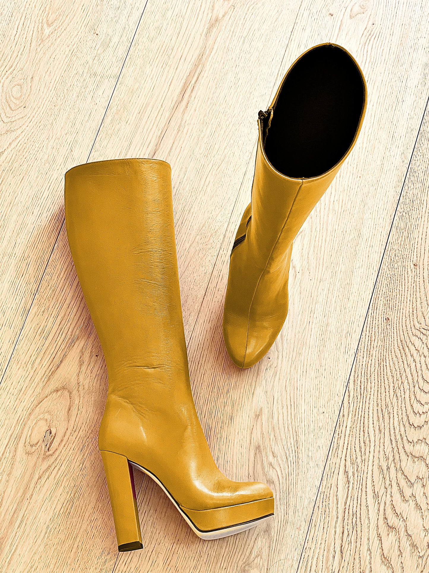 SAVANNAH LEATHER YELLOW