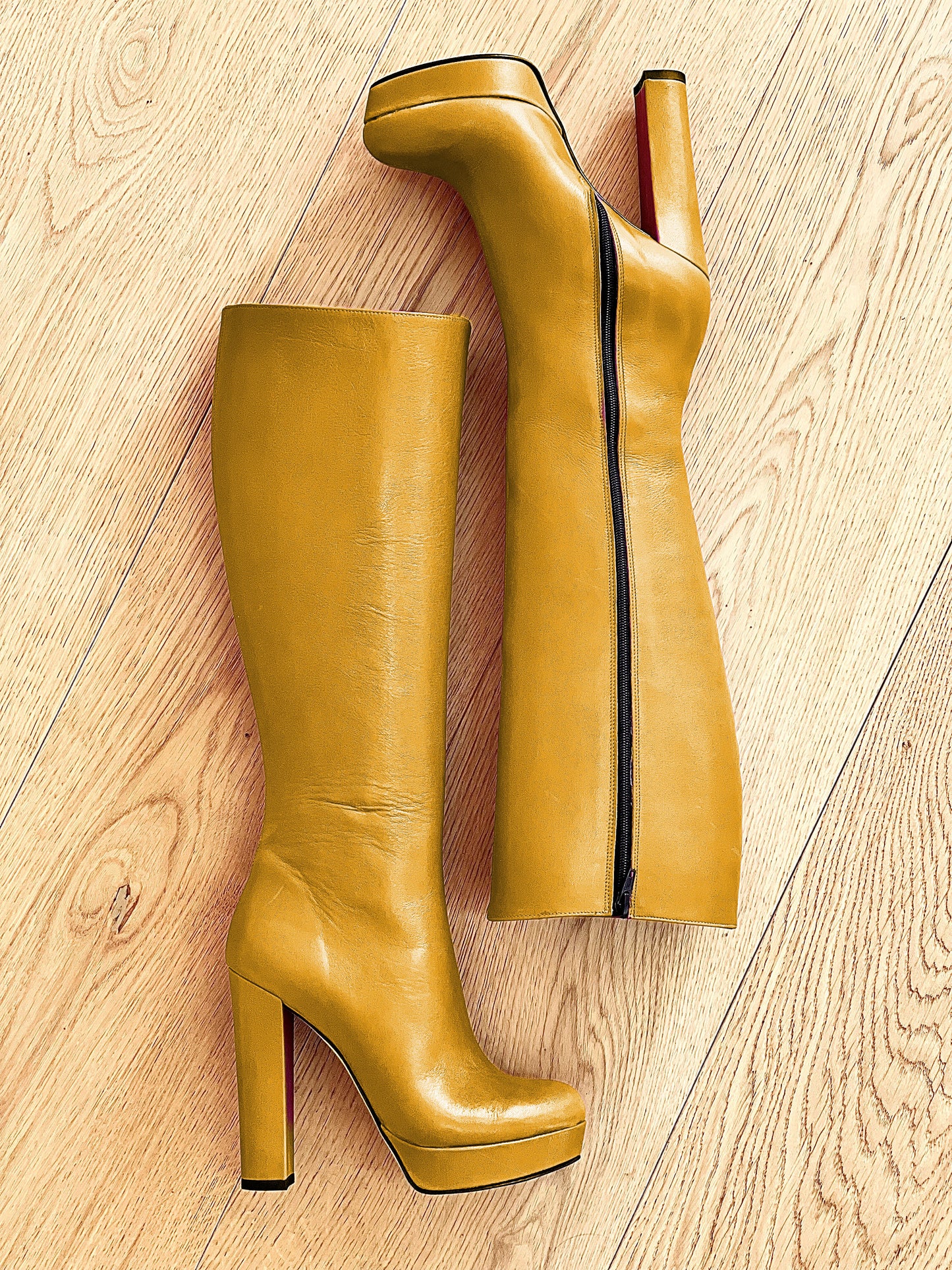 SAVANNAH LEATHER YELLOW