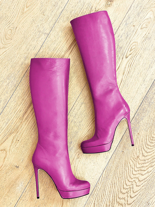 URSULA FUCHSIA LEATHER