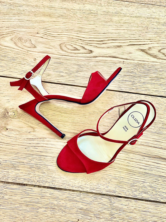 RED SUEDE JODIE