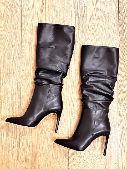 ARZU BLACK LEATHER
