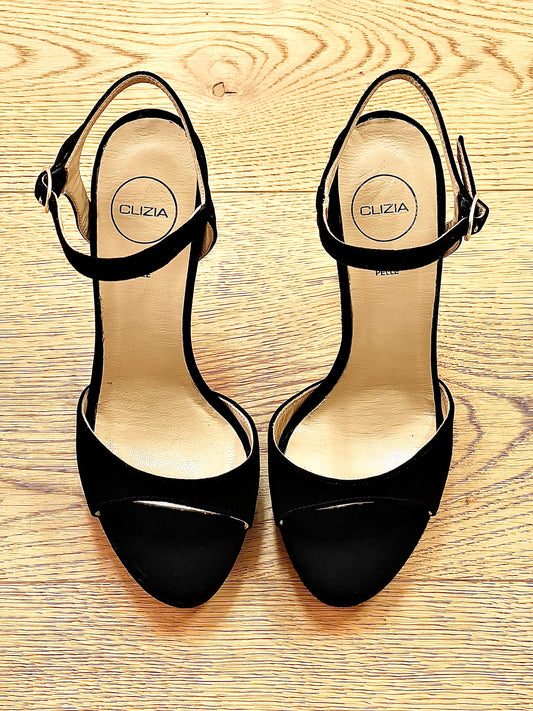 ALISA BLACK SUEDE