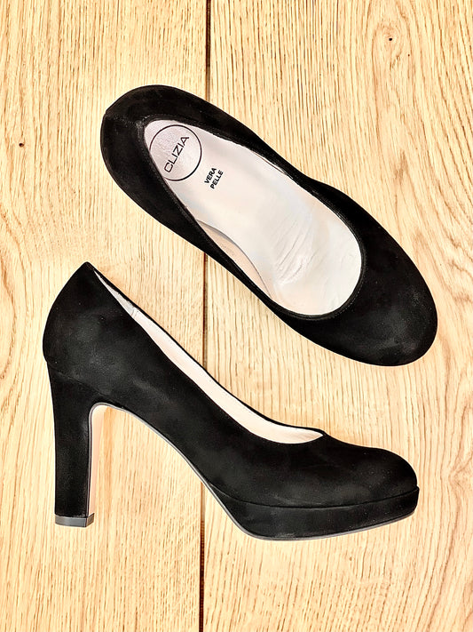 CLEO BLACK SUEDE