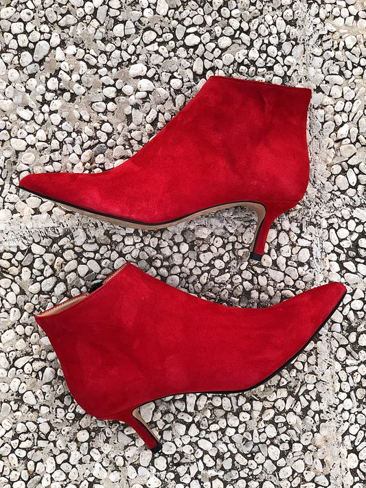 TITTY RED SUEDE
