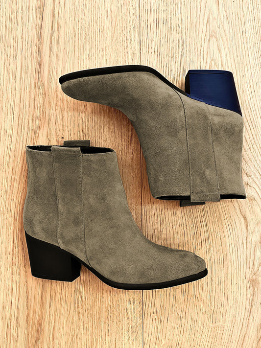 KHAKI SUEDE TESSA