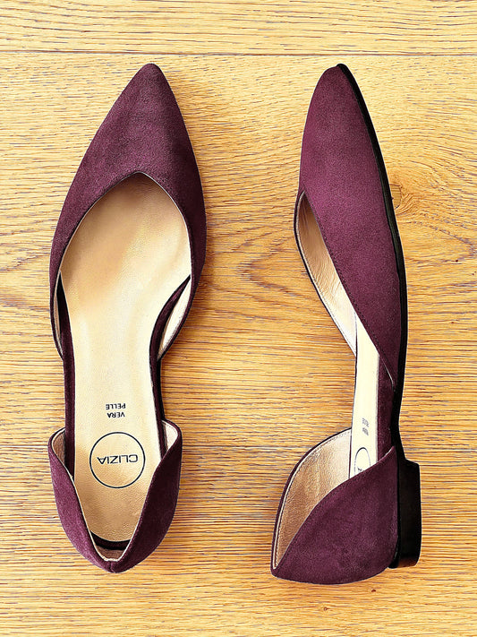 BURGUNDY SUEDE MALIBU