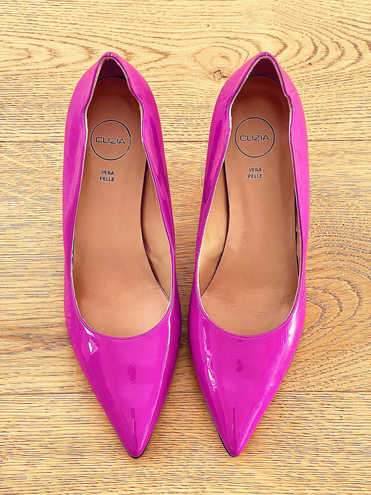 VALDA FUCHSIA PATENT LEATHER