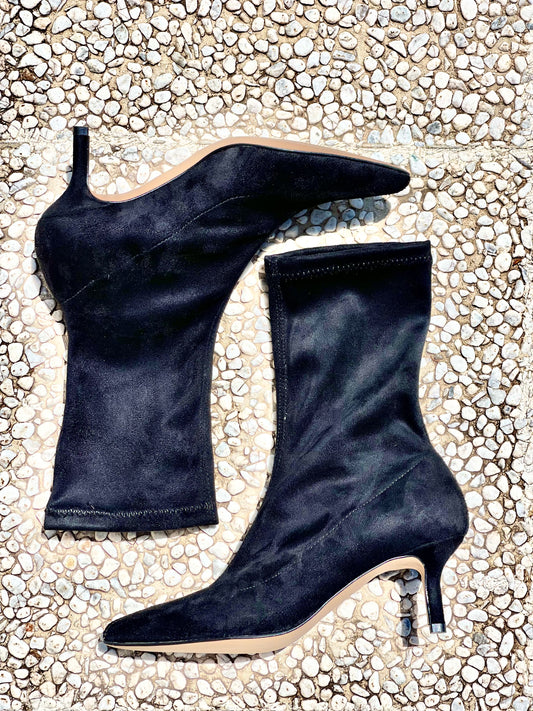 GINGER SUEDE BLACK