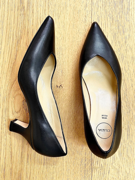 JENNA LEATHER BLACK