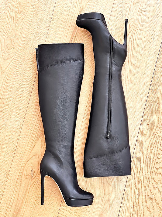 LENKA LEATHER BLACK