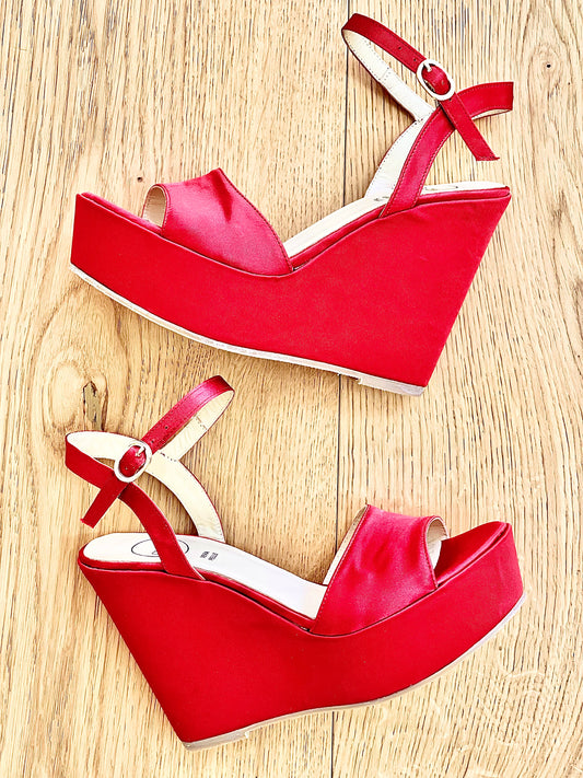 PAM RED SATIN