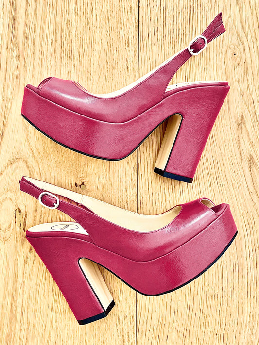 HELLEN BURGUNDY LEATHER