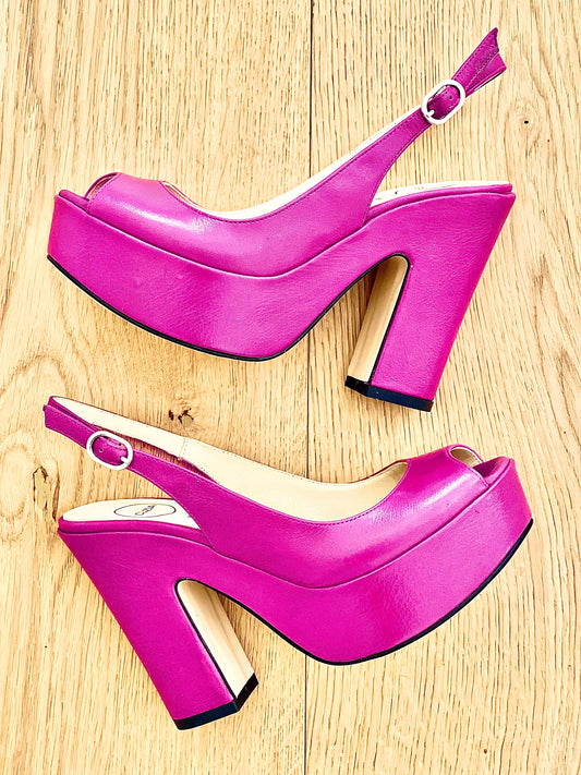 HELLEN FUCHSIA LEATHER