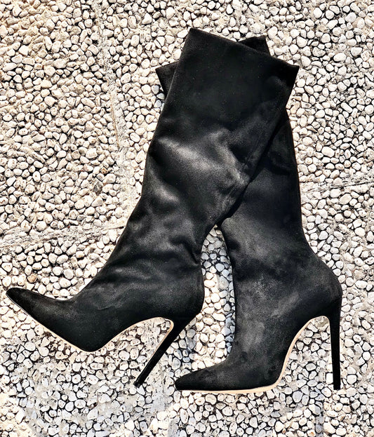 ESTER BLACK SUEDE