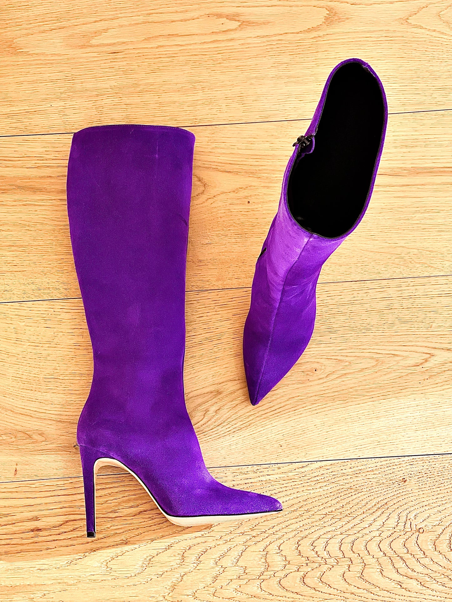 PURPLE SUEDE KELLY