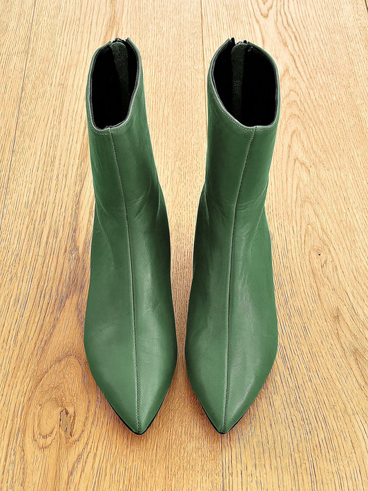 PLANET GREEN LEATHER