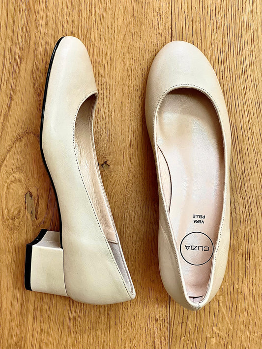 BEIGE LEATHER TAYLOR